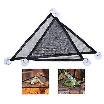 Mesh Reptile Hammocks for Snake Lizard Reptile Lizards Snake Hammock Lizard Lounger Corner Reptile Hammock with Suction Cup Portable Breathable Mesh L