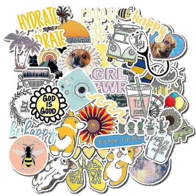 Electronics stickers decals cartoon simple graffiti computer stickers