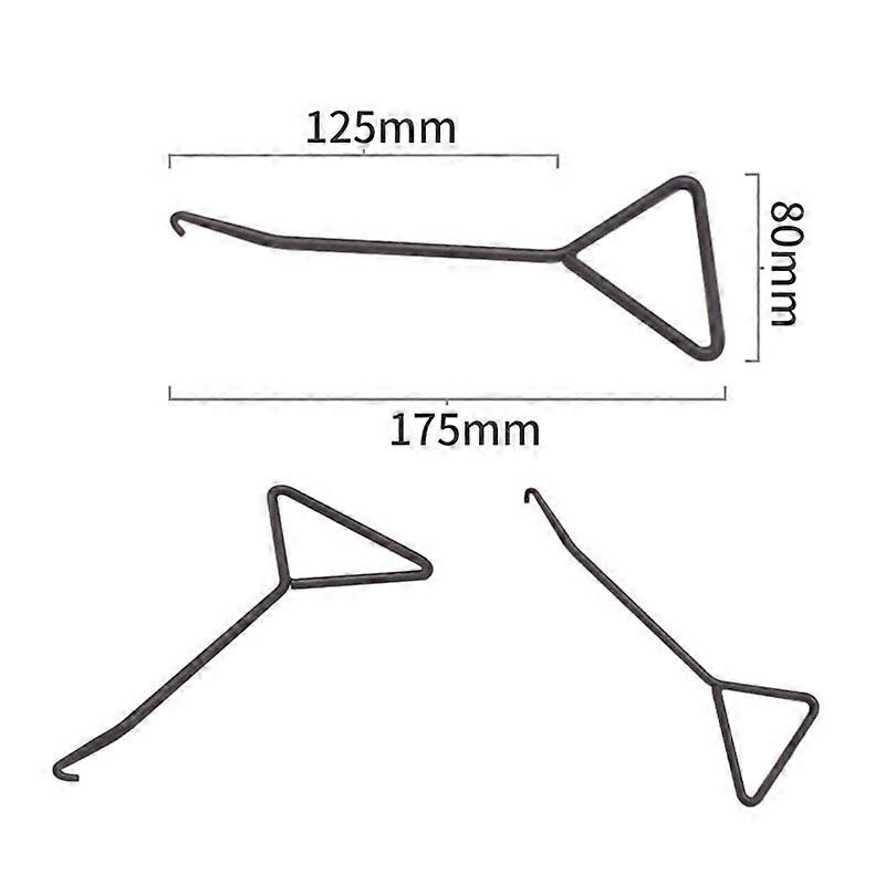 Universal Motorcycle Exhaust Parts Pipe For Muffler Adjust Angle Elongation Modified Z-shaped Bracket Springs Screws Fixed Retro