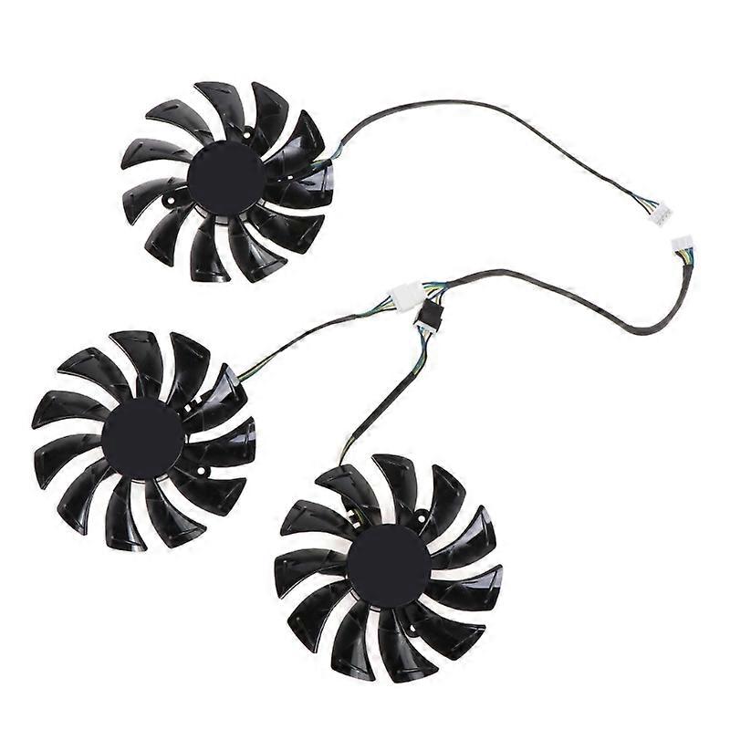 3 Adet 12V 4Pin Grafik Kartı Soğutma VGA Fan ZOTAC GeForce RTX 3060TI 3070 için
