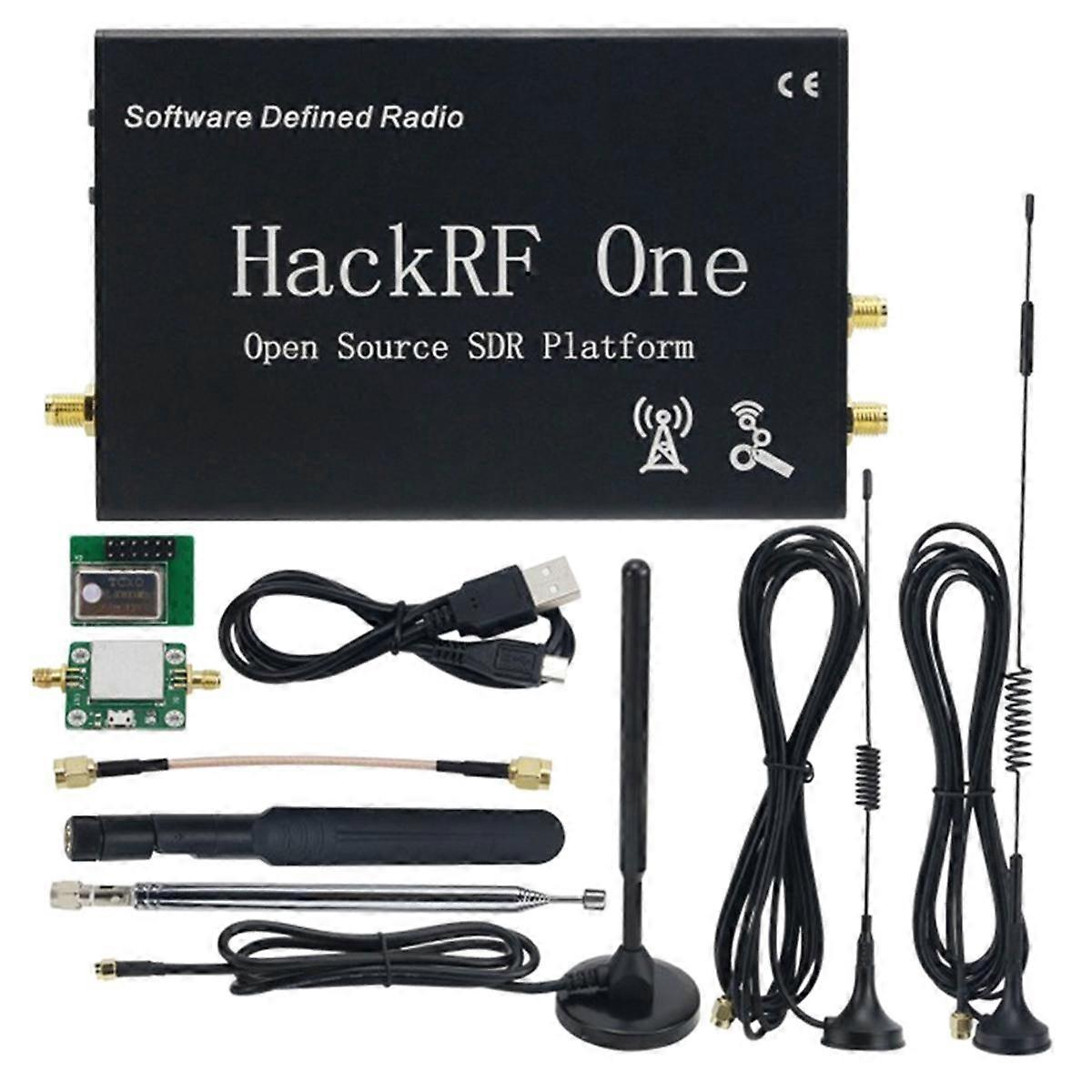 1MHz-6GHz for One R9 V1.7.0 SDR Receiver Assembled Black Shell W/ LNA Antennas