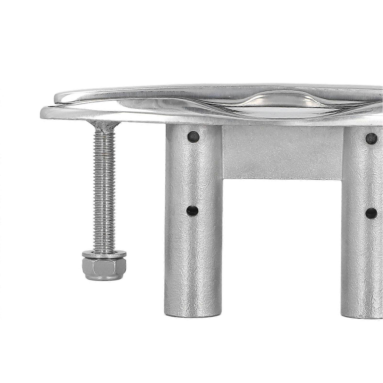 8in Pull Up Boat Cleat 316 Stainless Steel Open Base Highly Polished Marine Hardware for Kayak Dock