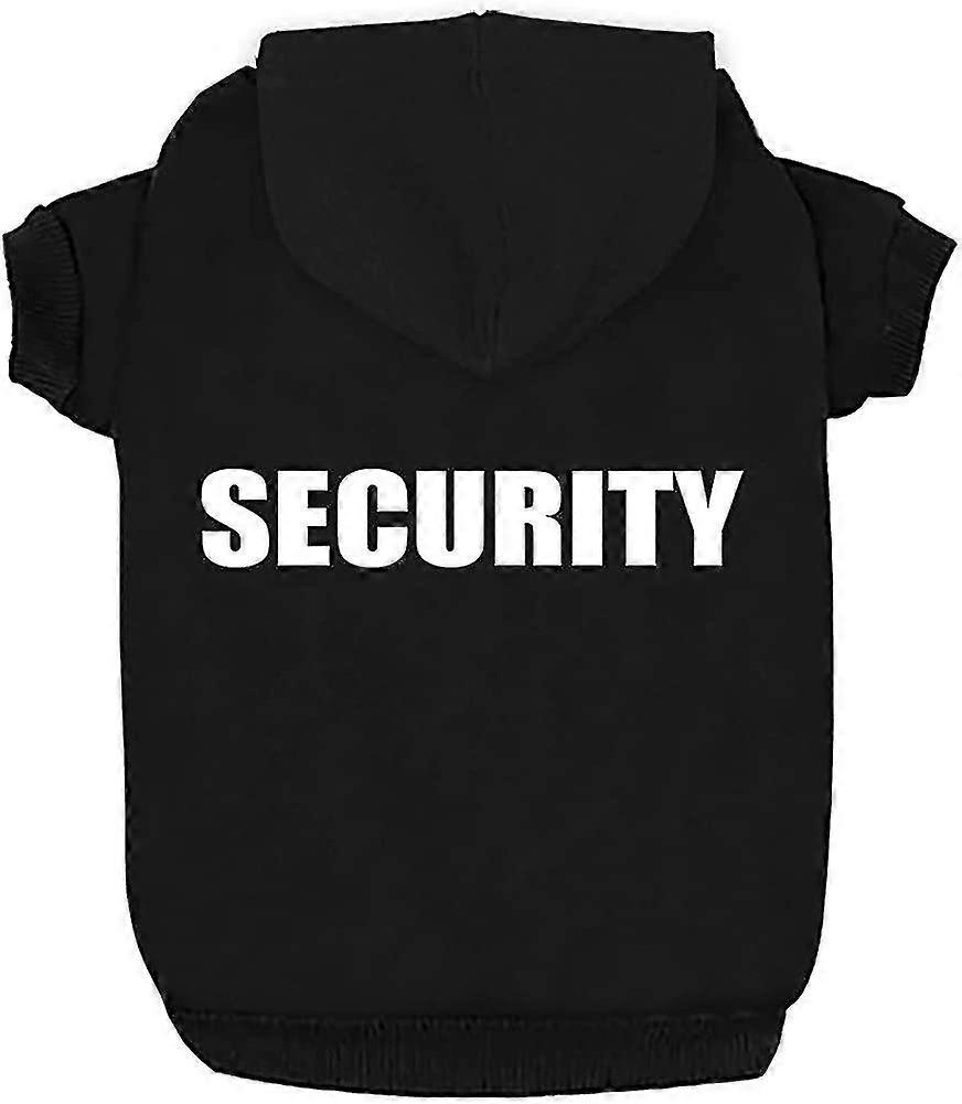 犬服犬パーカーセキュリティプリントDrcペット犬服暖かいスウェットシャツコットンジャケット