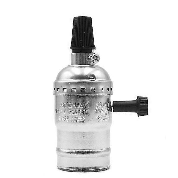 Retro Vintage Edison E26 E27 Screw Bulb Aluminum Shell Base Lamp Bulb Holder Pendant Lighting Socket 110V 220V Ceiling Light