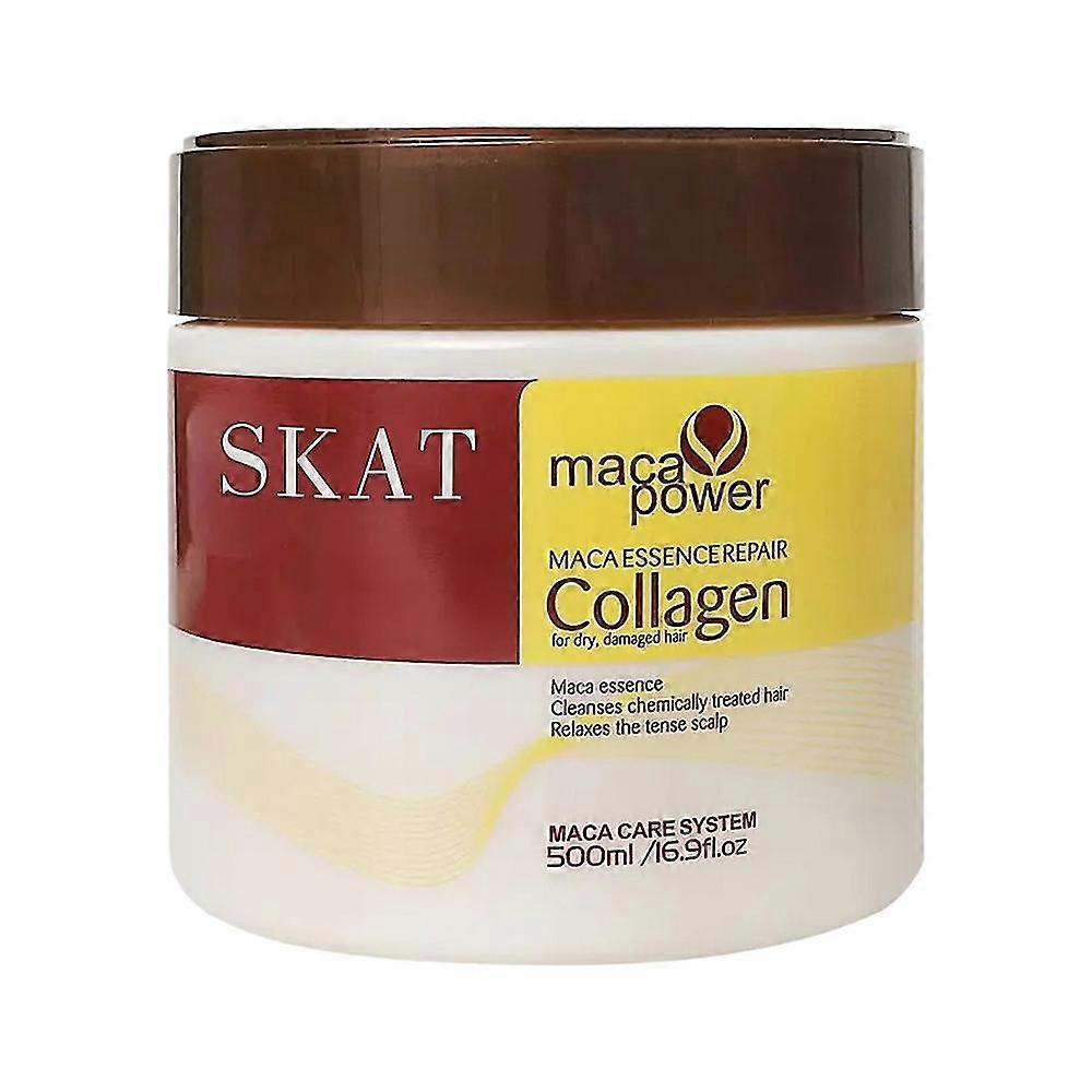 500 מ"ל קולגן לטיפול בשיער, מסכת מאקה קולגן לשיער לשיקום עמוק