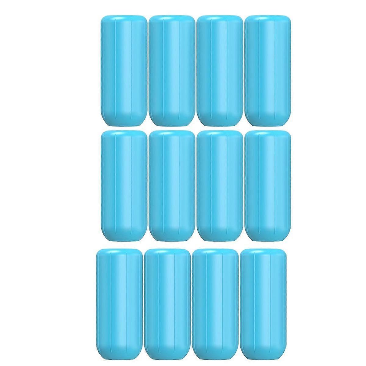 Silicone Accessory Elastic Sleeve for Leak Proofing, Leak Proof Sleeves Reusable for Travel Toiletries 16Pcs Blue