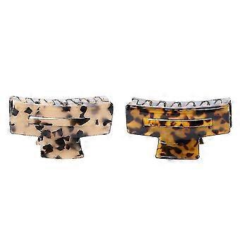 2 stuks modieuze haar kaak clips vintage haar klauwen vrouwen stijlvolle hoofdtooi