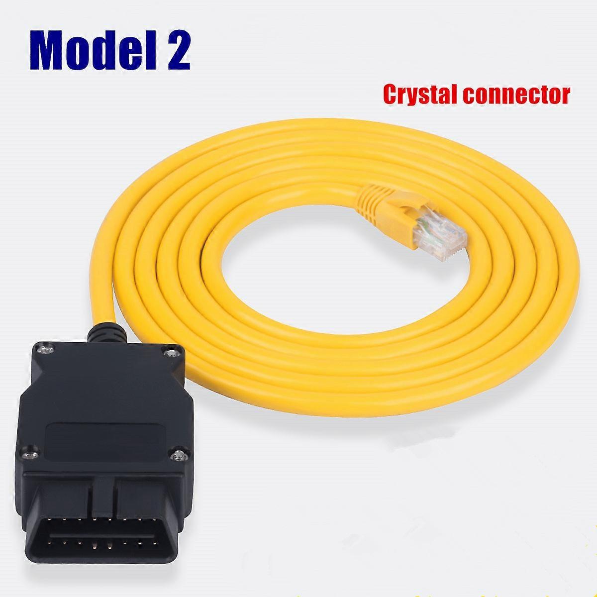ESYS ENET Cable For BMW F-series ICOM OBD2 Coding Diagnostic Cable Ethernet to Data OBDII Coding Hidden Data Tool OBD2 Scanner
