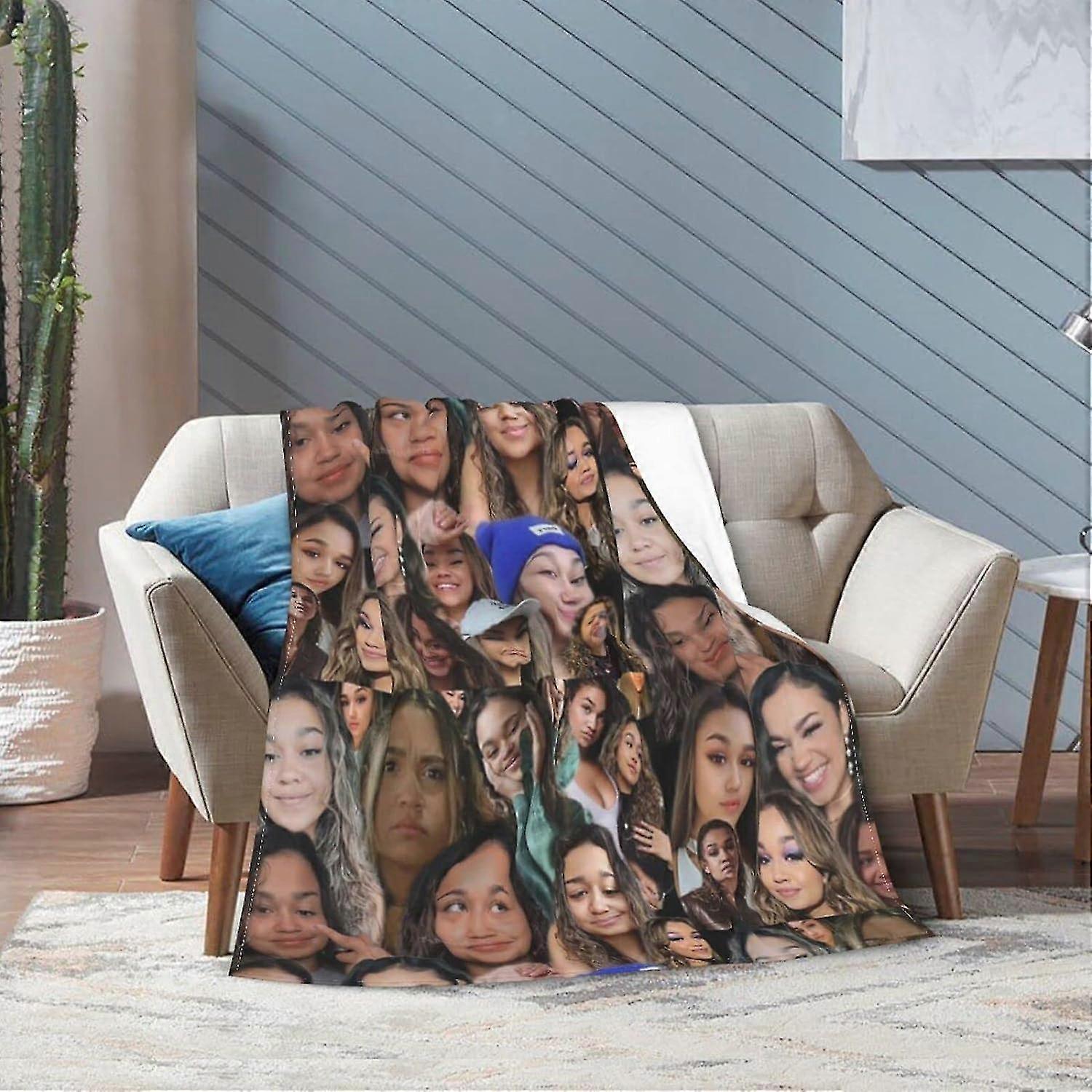 Madison Skuespillerinde Bailey Tæppe, Ultra Blød Flannel Fleece Letvægts Tæpper Varm Aircondition Tæppe jvrivjh2200