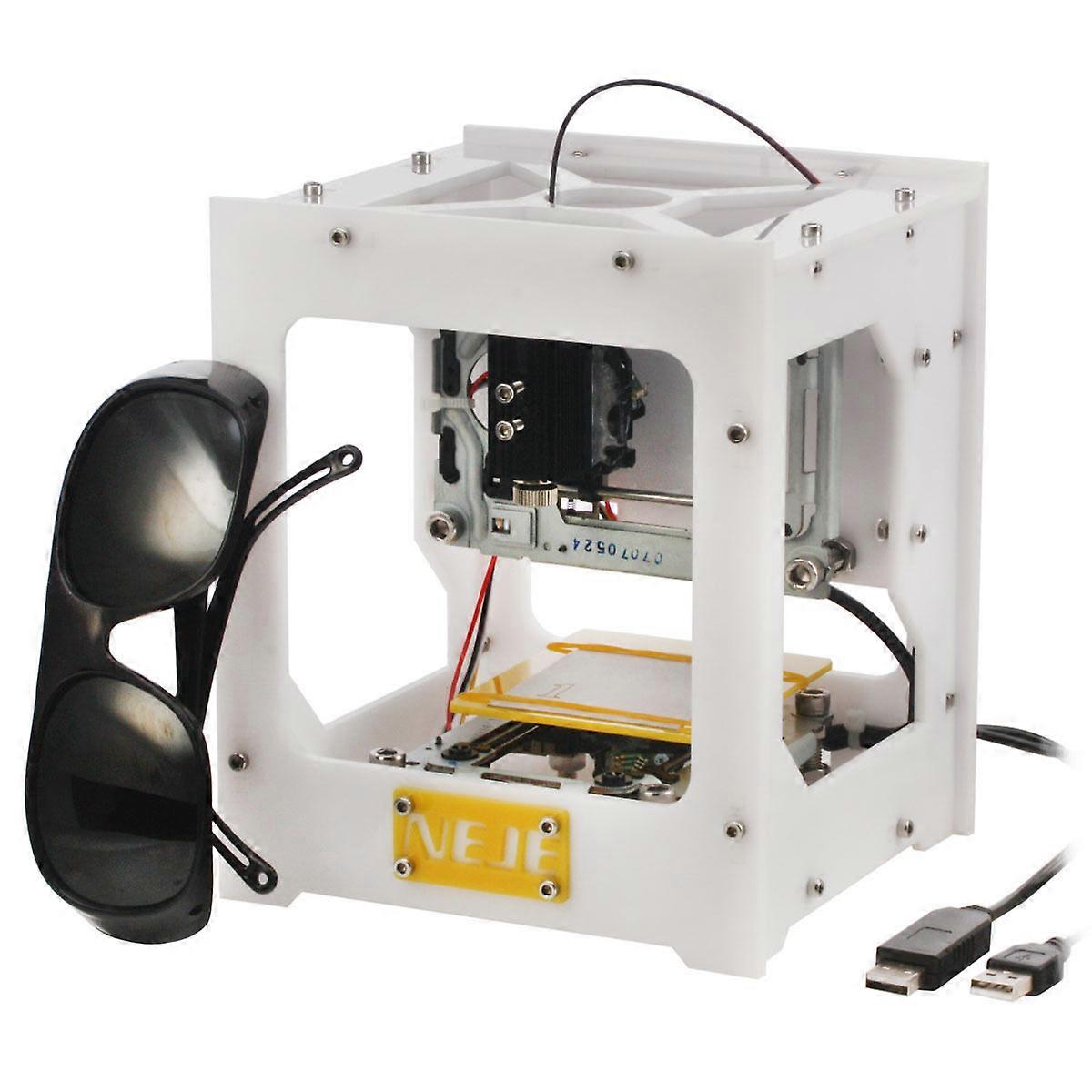 NEJE 300mW USB DIY Laser Engraver Printer Machine (White)