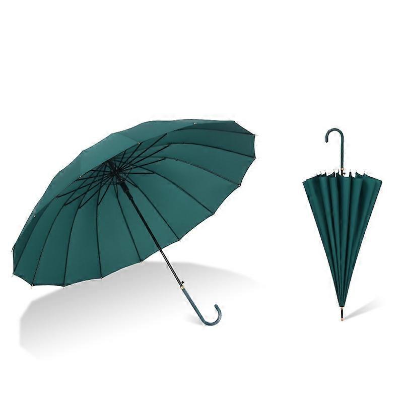 Kleiner frischer Regenschirm mit langem Stiel