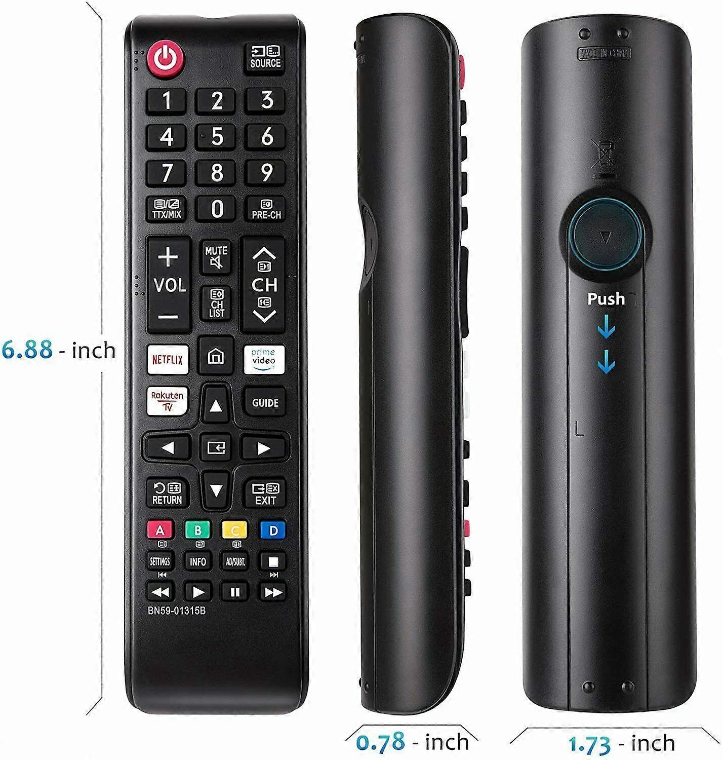 BN59-01315B For Samsung LCD TV Remote Control NETFLIX UE65RU7175 UE75RU7179