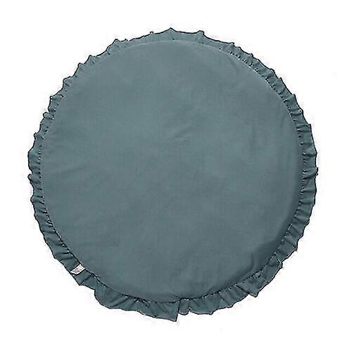 Baby Crawling Blanket Soft Ruffled Round Play Mat Kids Carpet-1