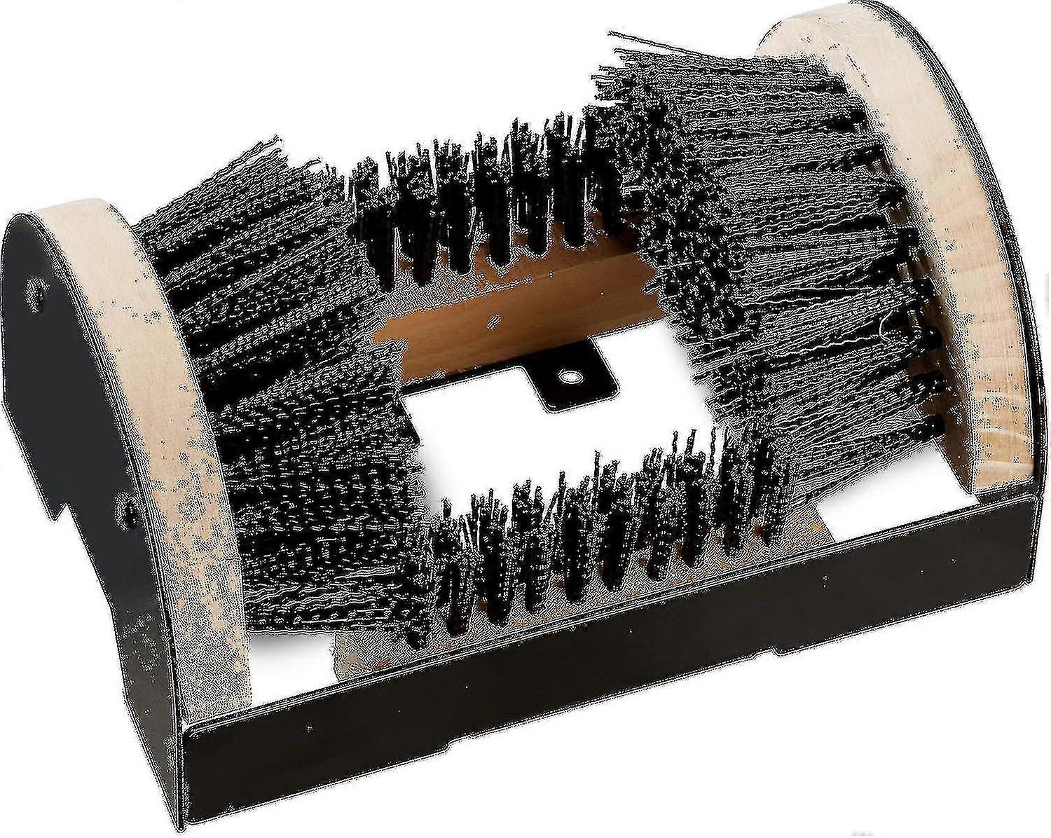 Black/plain Shoe Brush, All Around, Boot Scraper, For Outdoors, Sturdy Bristles, Floor Attachment