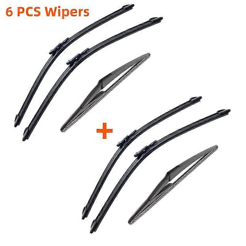 Car Windshield Windscreen Front Rear Wiper Blade Rubber Accessories For Nissan Qashqai J10 24"15"12" 2006 - 2010 2011 2012 2013