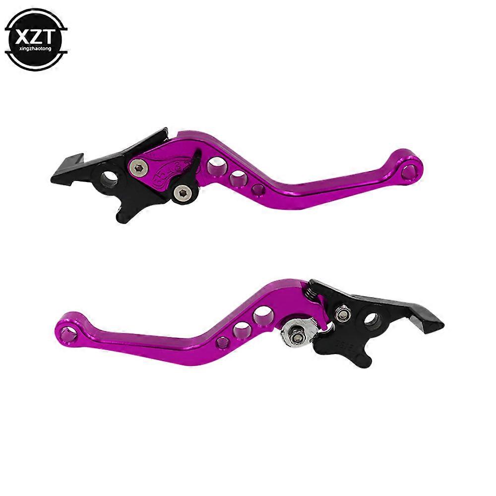 2PCS Universal CNC Alloy Motorcycle Brake Handle Adjustable Size Moto Motorbike Modification Clutch Drum Brake Lever Handle Tool