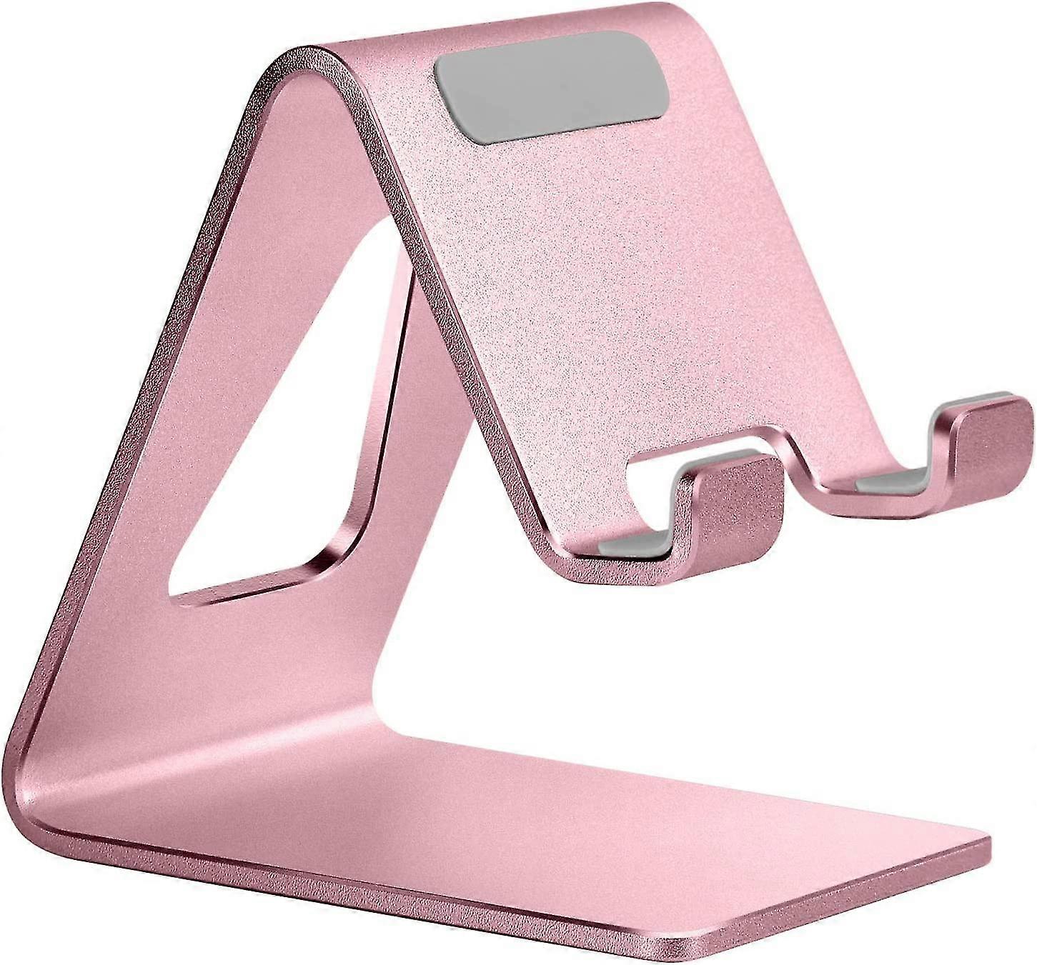 Γραφείο κινητό τηλέφωνο stand αλουμίνιο για όλα τα έξυπνα τηλέφωνα (ροζ χρυσό)