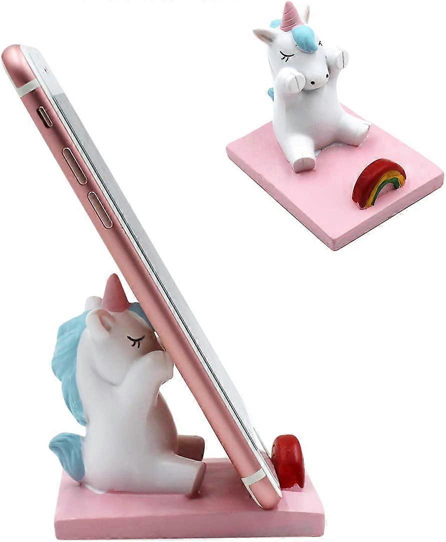 Niedlicher Einhorn-Handy-Halter-Ständer, Smartphone-Schreibtischhalter für Xs / Max / XR / X / 8/7 Plus / Google Pixel / Samsung Galaxy Note