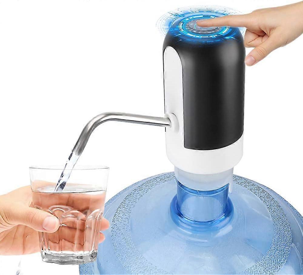 Submersible sump pump electric water pump automatic water dispenser, LED light cordless barrel water pumping device, pom