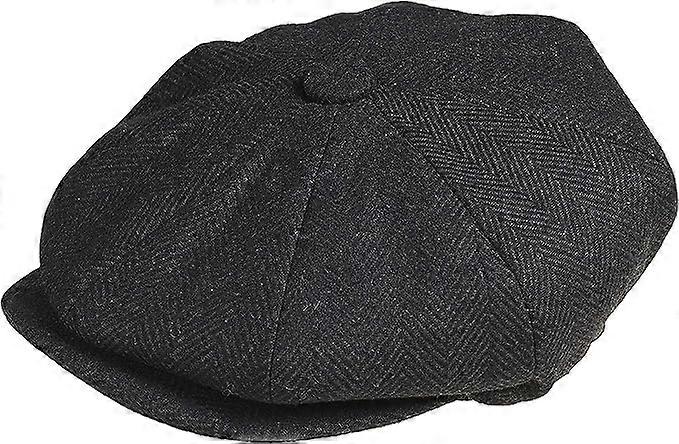 Newsboy style cap-Cotton flat cap