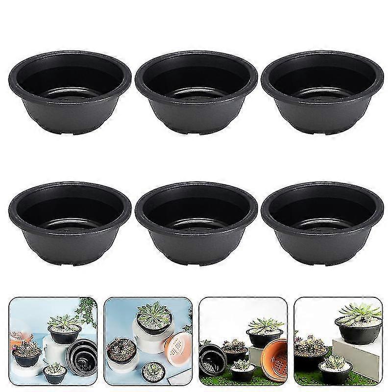 6pcs Plastic Flower Pot