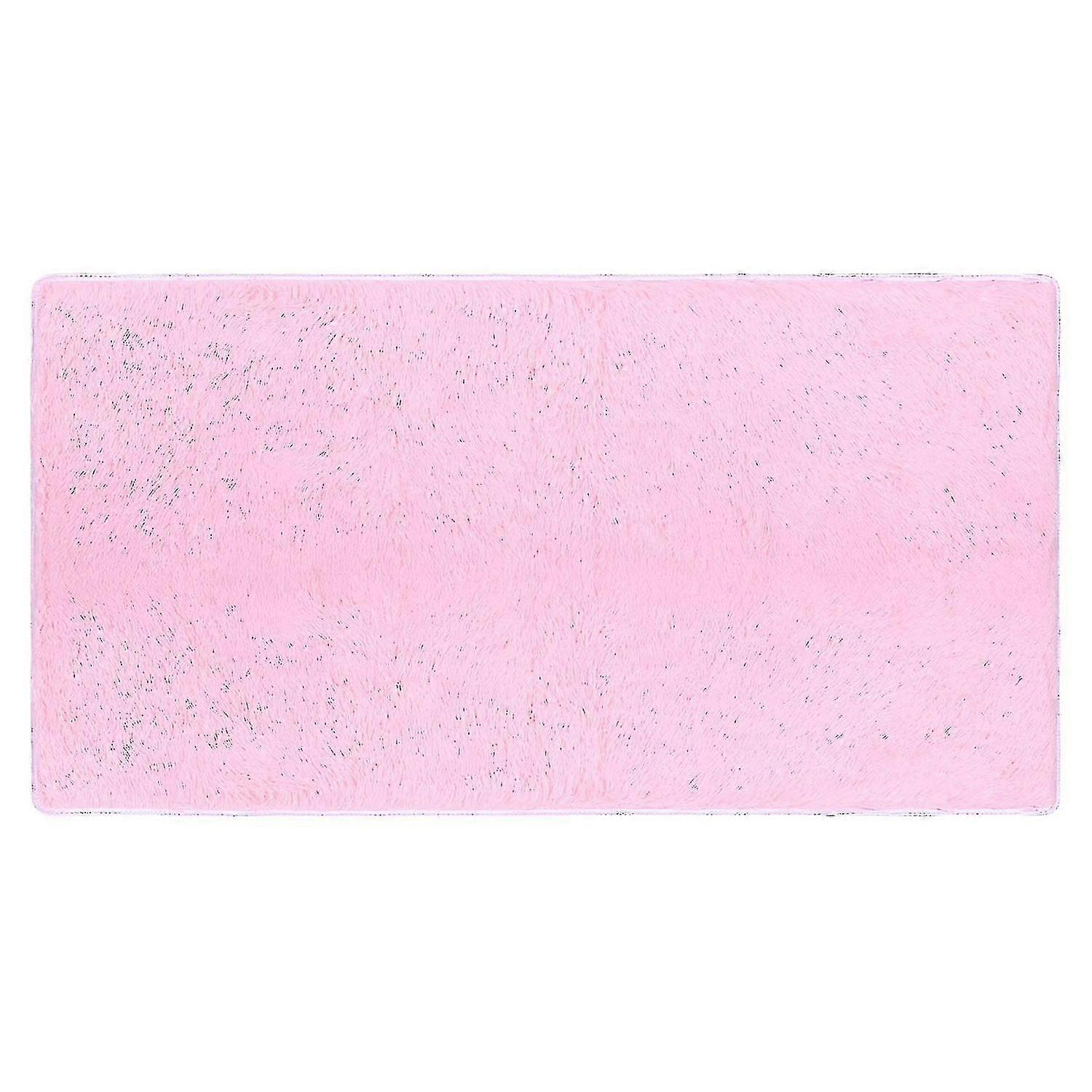 Fluffy Rugs Compatible With Bedroom,With Backing Non-Slip Points(3x5 Feet,Pink)