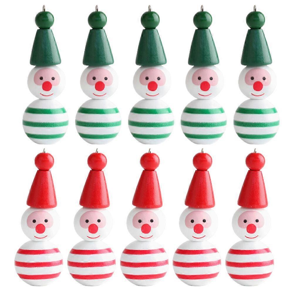 40 db téli dekoráció Karácsonyi parti dekoráció Karácsonyi koszorú gyöngyök Természetes fa Laza gyöngyök DIY karácsony laza gyöngyök