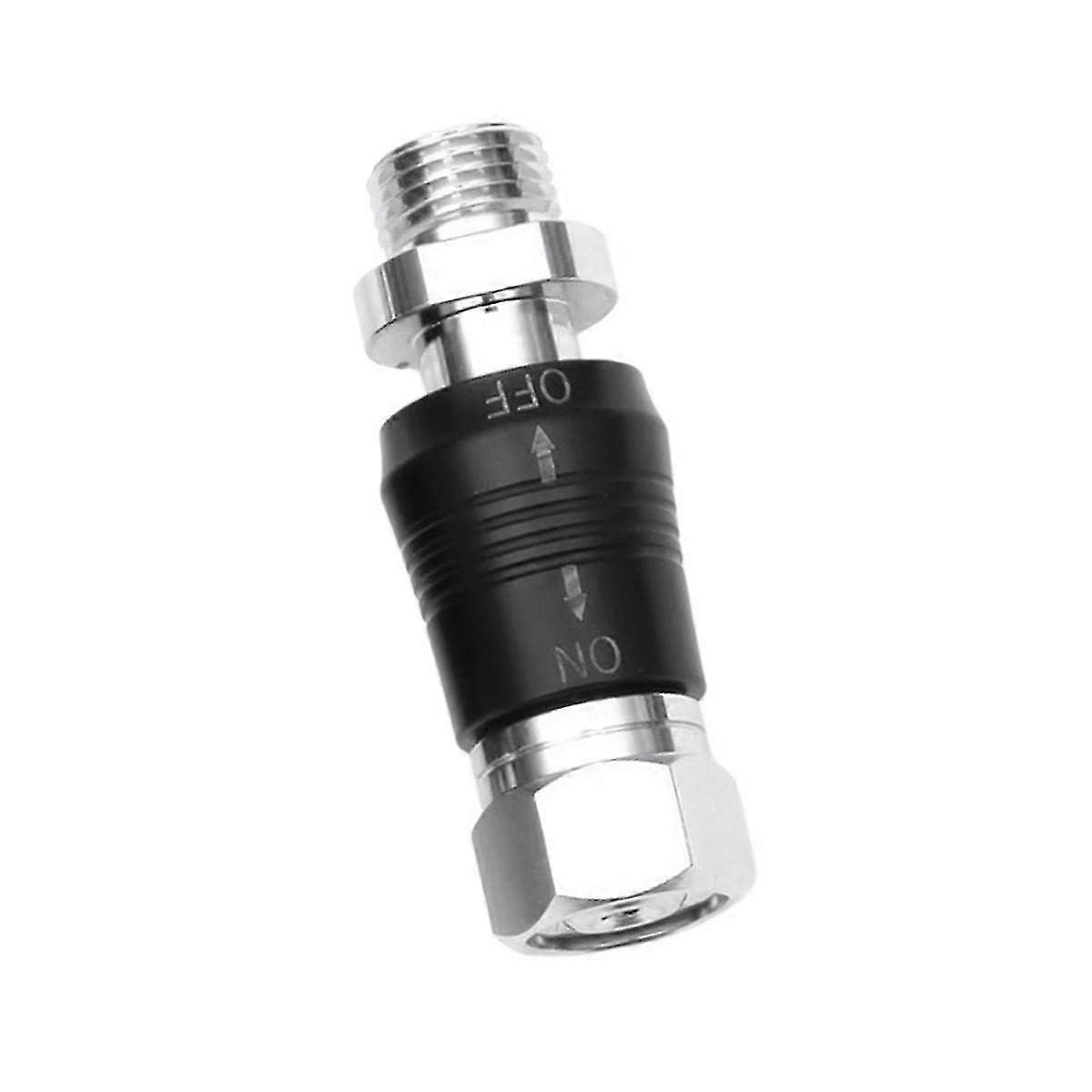 Scuba Diving Regulator Adaptor 9/16 Thread Connector with on Off Switch BCD Valve Medium Pressure R