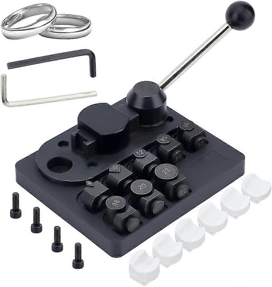 Ring Bending Tool Steel Ring Bender Ring Maker Spoon Ring Making Tool Professional Multi-Functional Jewelry Ring Bending Machine for Earring Finger Ri