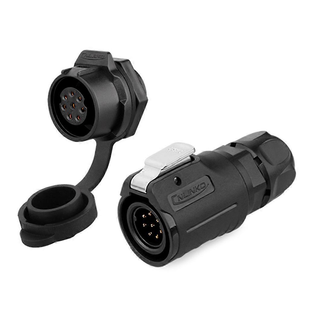 LP16 Solder Waterproof Cable Power Connector Male Female Socket Plug