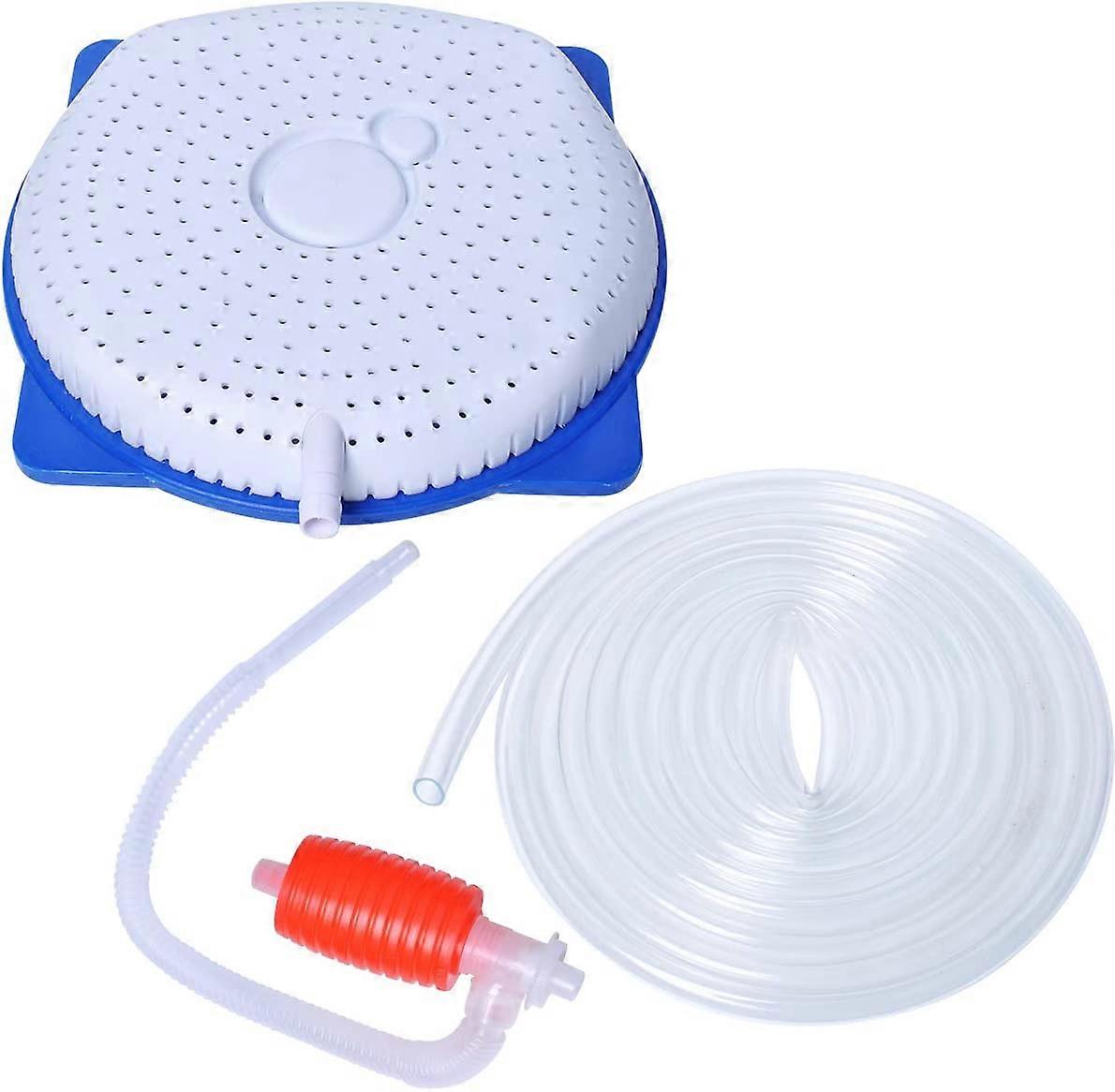 Pool Cover Siphon Pump, Pool Drain Pump with Hose(15ft)