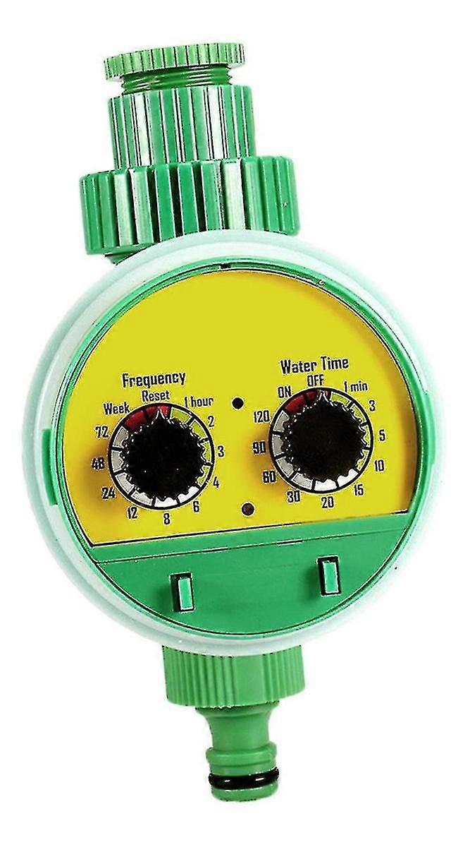 Waterproof Irrigation Timer With Lcd Screen,smart Irrigation Controller Automatic Double Dial Timer Controller Home Automatic Flower Watering Knob Typ