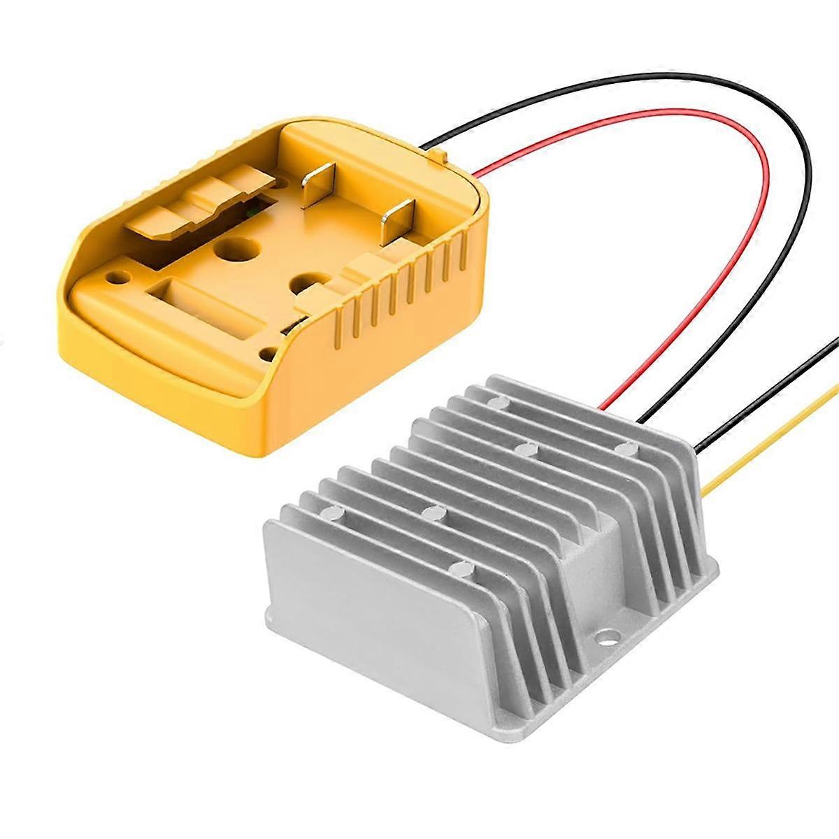 Down Converter Aadpter for 18V20VBattery Regulator with Upgraded Low Voltage Protection and Switch