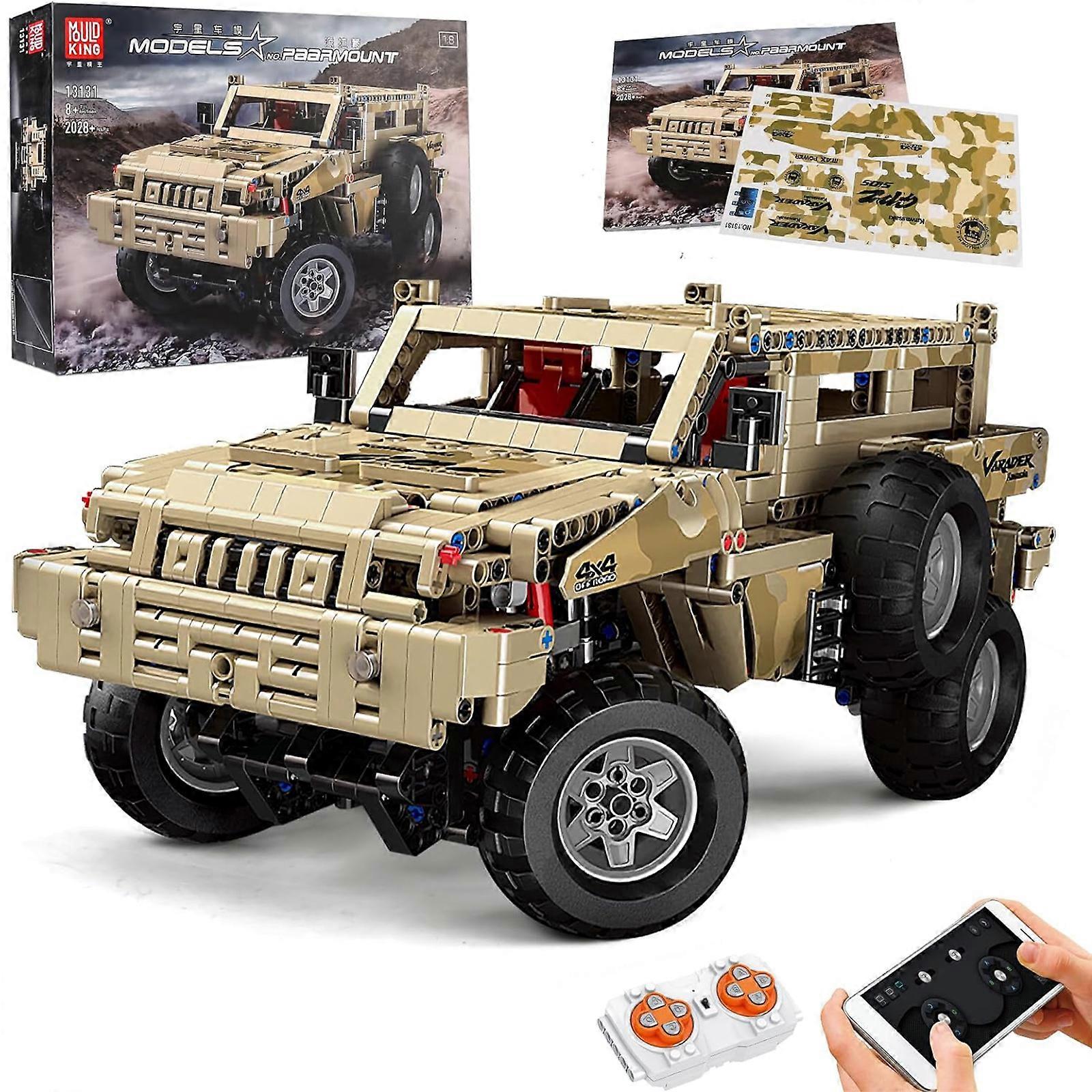 Mould King High-tech App Off-Road Vehicle Building Blocks Technology Off-Roader for Clamping Blocks Remote Controlled Technology Buggy Kit Technology