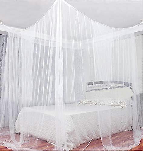 2.2*2*2M double bed mosquito net polyester canopy mosquito net with installation tool