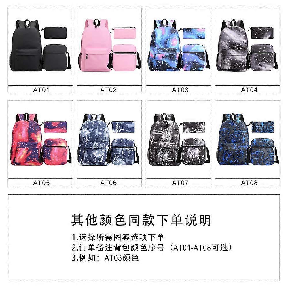 "Kingdom of Zelda Tears" tryckt tonårsstudent skolväska med tredelad axeldräktsryggsäck för män och kvinnor