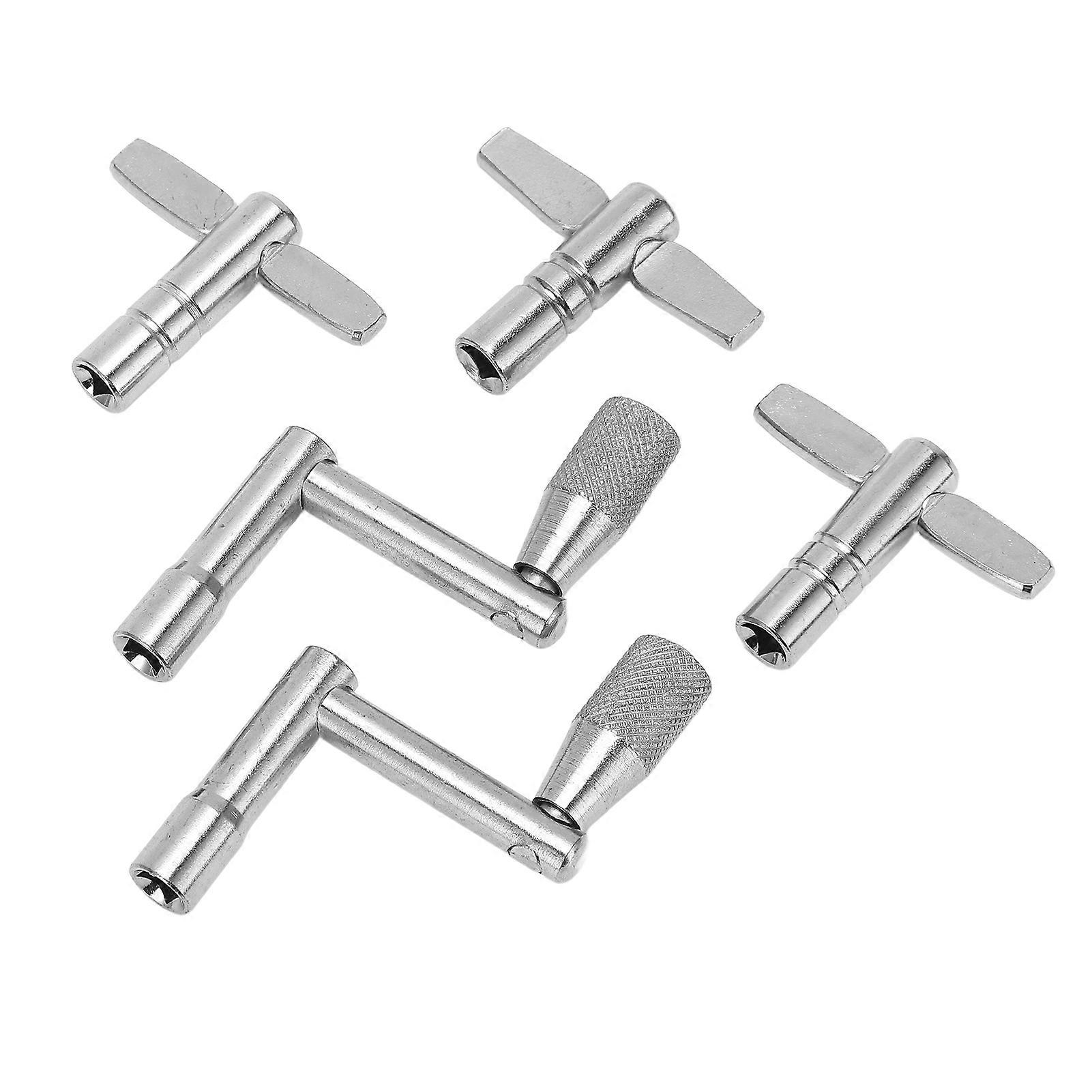 5 stk Universal Drum Keys Metal Trommer Tuning Key for Drummers Percussion Hardware Tool