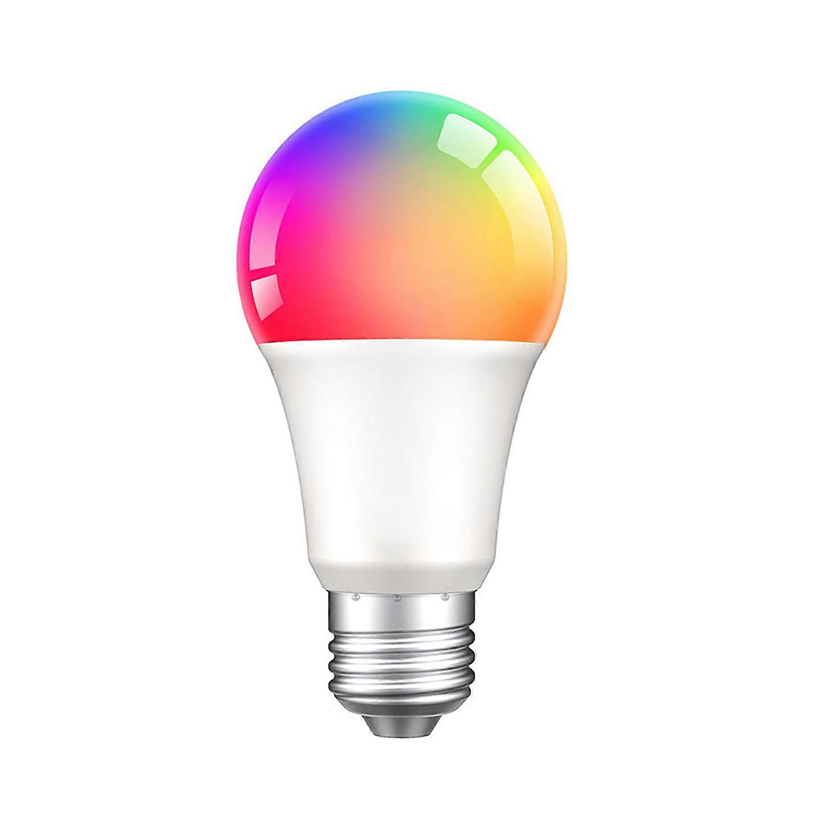 Wireless App Timing LED Lights RGBW E27 Lamp 2700K -6500K Voice Control Via Alexa Google Home