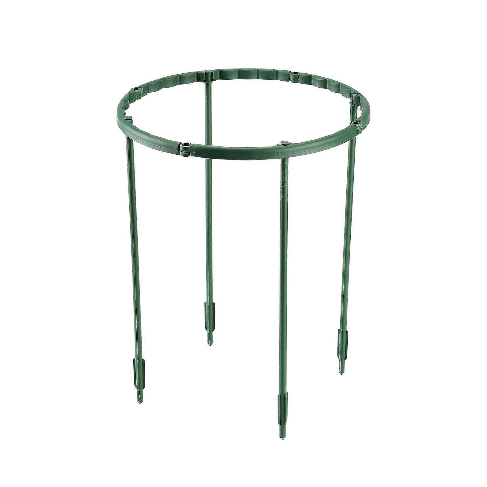 Plant Stakes - Smart Round Design, Wide Applications, Sturdy Material, Natural Appearance - Pack of 4, Short 15cm