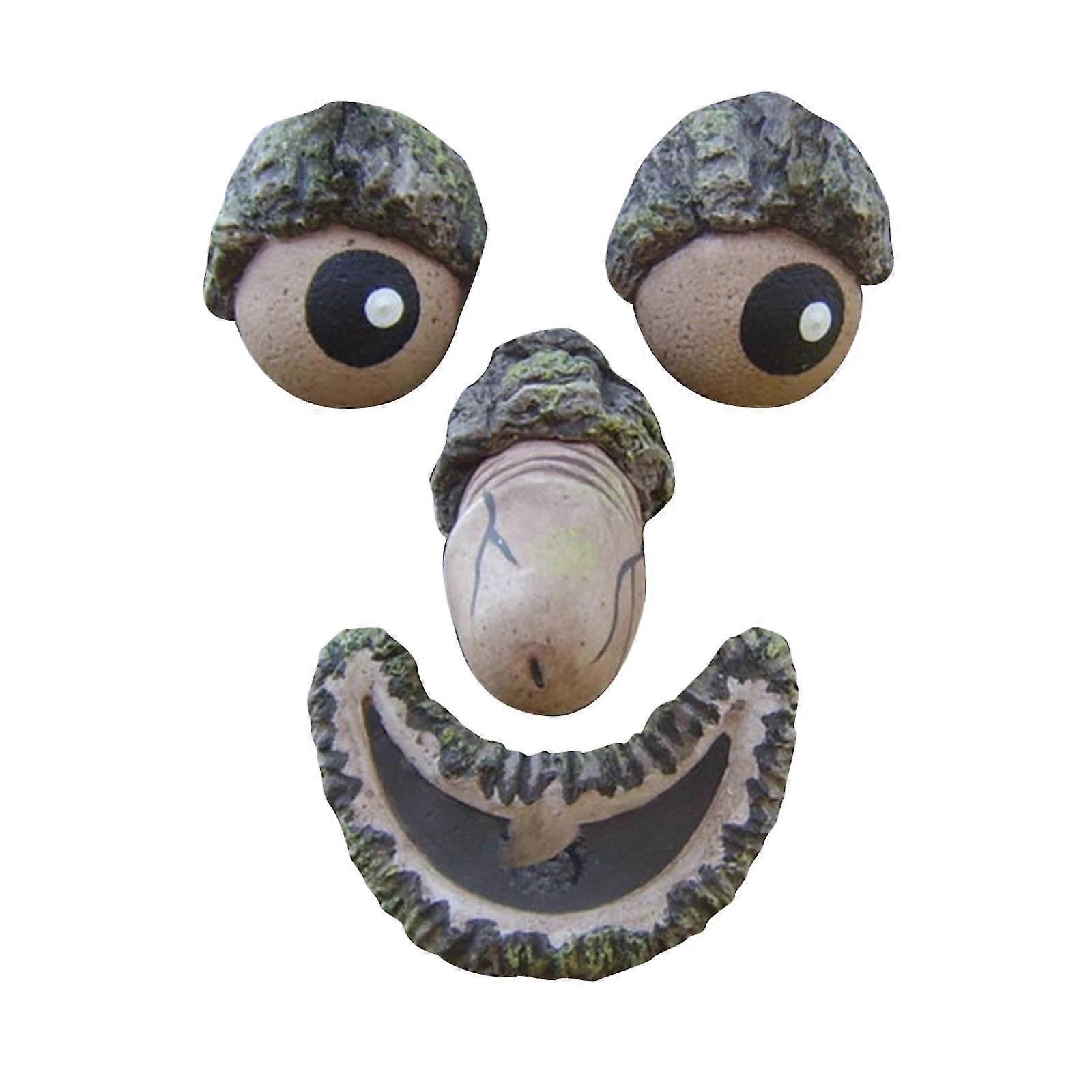Courtyard Outdoor Tree Bark Ghost Funny Face