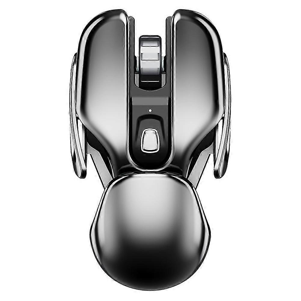 Wireless Ergonomics Metal Mouse Portable Rechargeable Quiet Mouse For Office