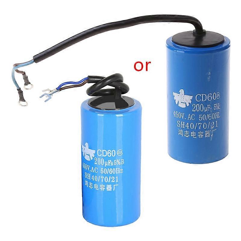 250-450V AC 200uF محرك الجهاز بدء تشغيل مكثف CD60 جودة عالية