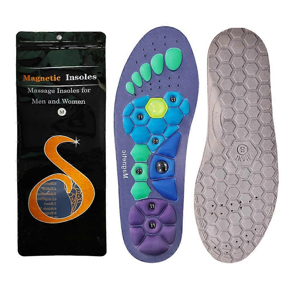 Magnetic Therapy Acupressure Insoles, Arch Support and Work Boots Insoles