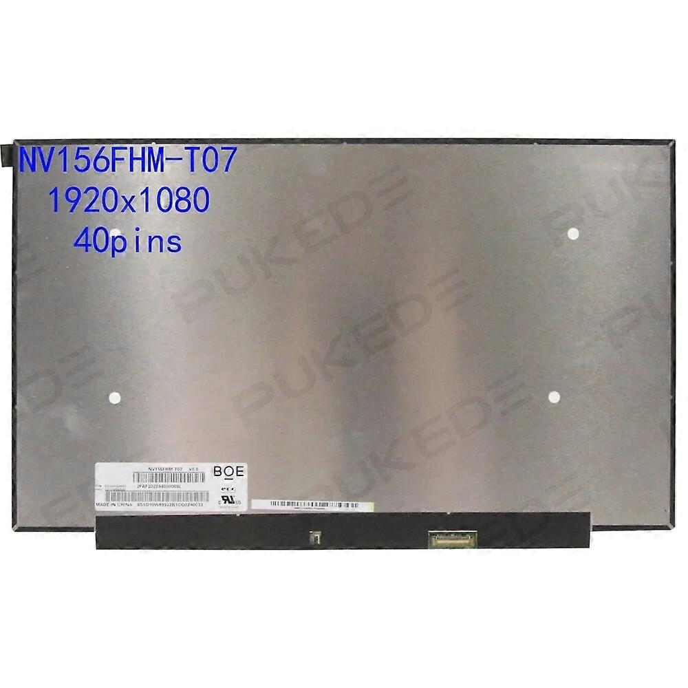 For lenovo ideapad 5~15ARE 81YQ 15.6"inch slim IPS Led Lcd Display Touch Scree NV156FHM~T07 V8.0 R156NWF7 R2 matrix 40 Pins