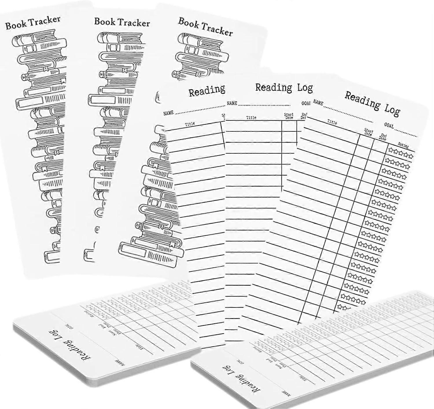2025 Reading List Bookmark,Reading Log Bookmark,Library Card Bookmark