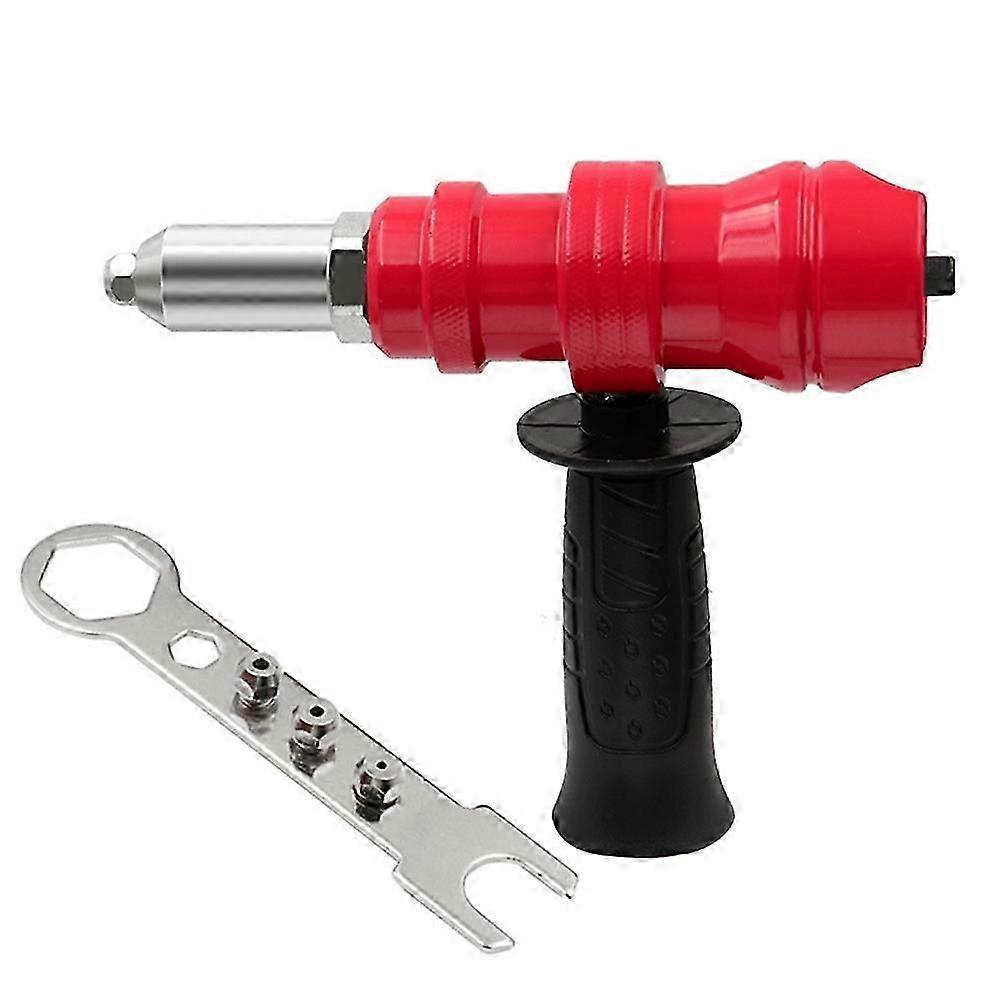 Tools Adapter Electric 2.4mm-4.8mm Cordless Riveting Drill Tool With Removable Plastic Handle