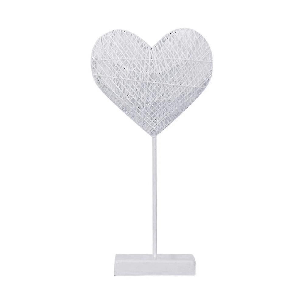 Led Decorative Lamp Small Table Lamp Modeling Lamp Diy Rattan Heart Night Light