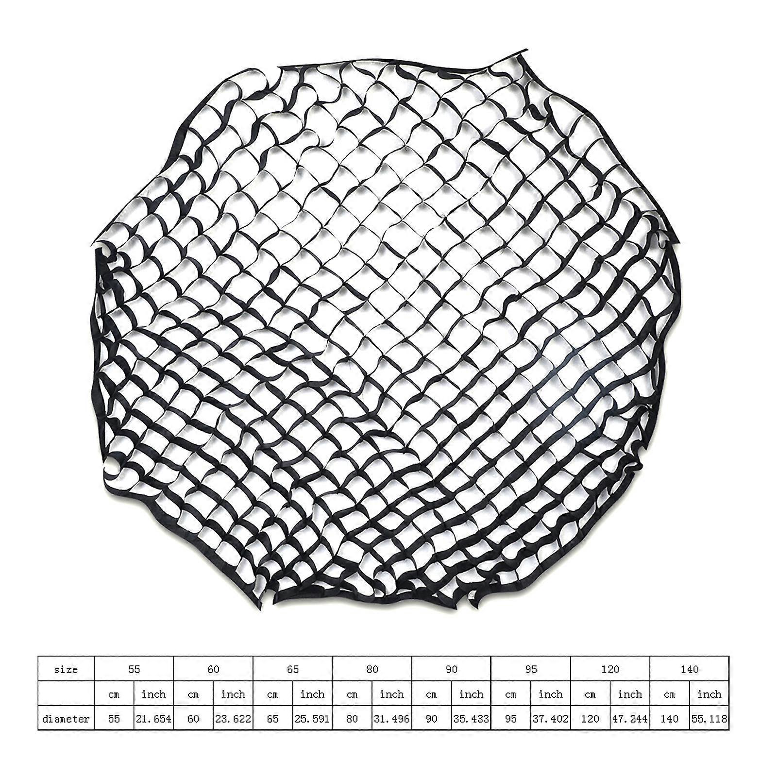 55cm/60cm/65cm/80cm/90cm/95cm/120cm/140cm Octagon Honeycomb Grid Lightweight for Photo Studio Soft Box Photograpy 95cm