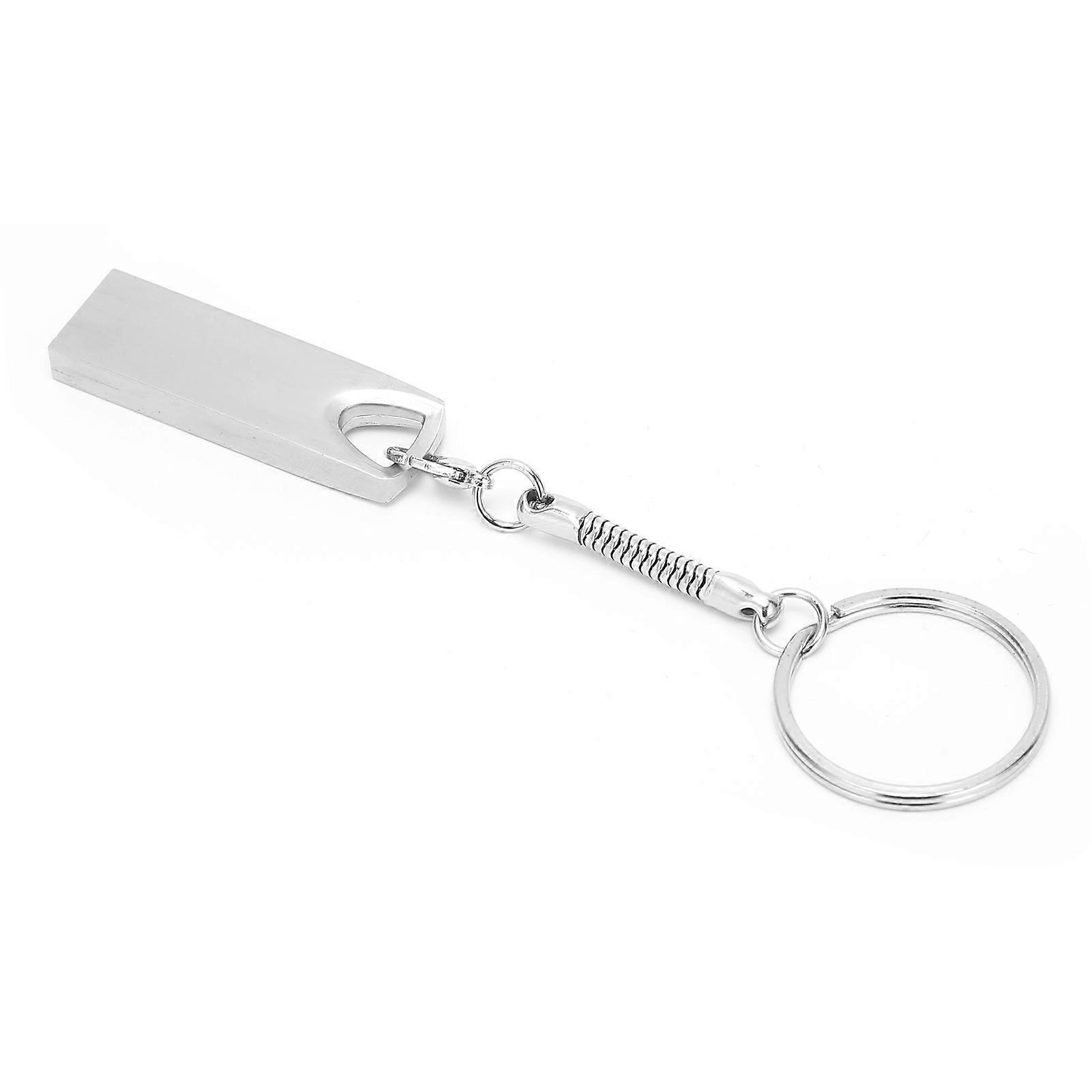 16GB USB 2.0 Mini Metal U Disk Silver High-Speed Flash Drive