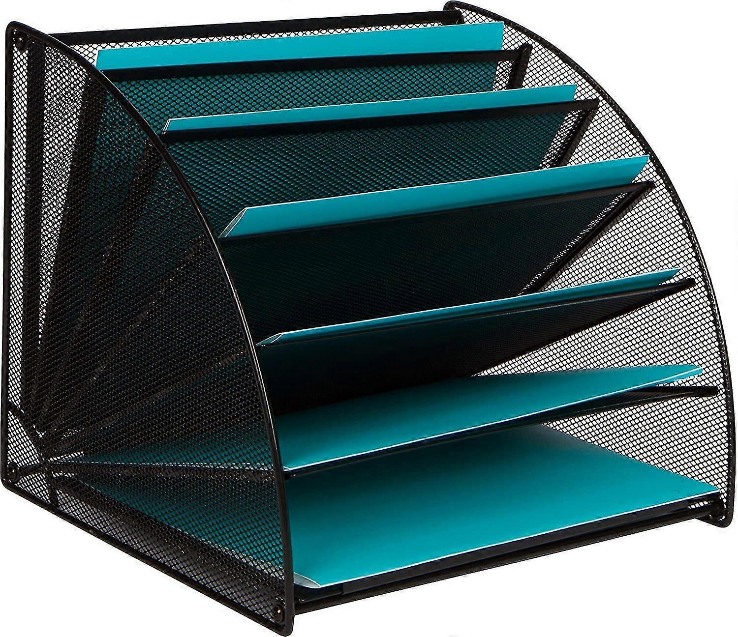 Office Organizer For Desk - Fan Shaped Desktop Organizer